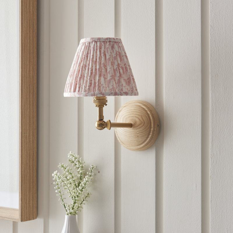 Wood Wing Armed Sconce