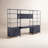 Loki 3 Piece Solid Wood Writing Desk Office Set with Bookcase-88337196