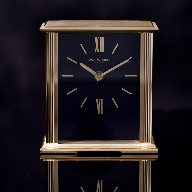 Lamartine Metal Wall Clock, Gold 