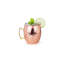 Tasses Moscow Mule, plaquées cuivre 16 oz, doublées en acier inoxydable, ensemble de 4 poignées en laiton doré