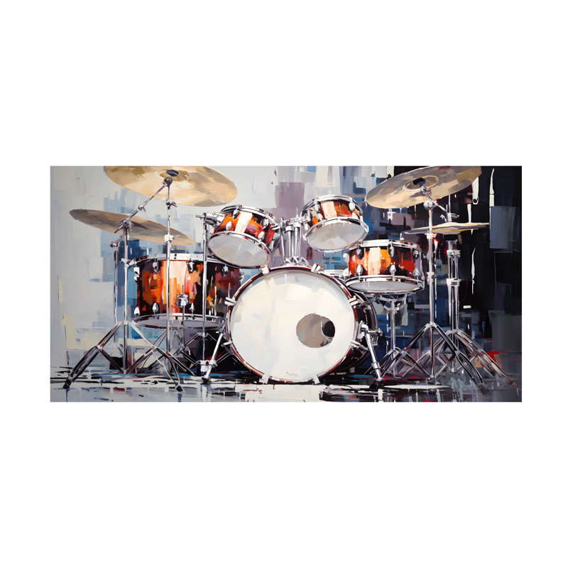 Art sur toile Sean Parnell Drums 10, H 10 po x l 19 po