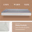 Surmatelas chauffant, surmatelas électrique à couche d'air, 5 réglages de chaleur, minuterie d'arrêt automatique, poche profonde de 18 pouces, chauffe-lit-119139582-119139579