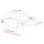 Canapé inclinable en cuir Lesley-921775101