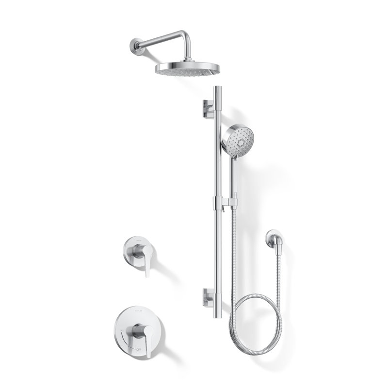 Awaken Tub & Shower Faucet, Polished Chrome