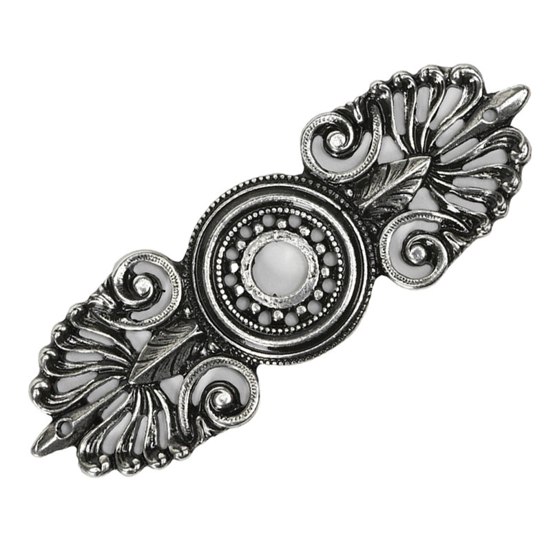 Écusson allongé moyen oracle , Argent argent