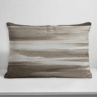 Abstract Outdoor Reversible Throw Pillow