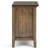 Bedside Table - Rustic Natural Aged Brown