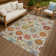 Machine Washable Indoor/Outdoor Mattera ACN2288 Damask Rug