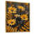 Toile avec cadre flottant or