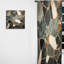 Alle - Rideau en tuile - Rideau abstrait obscurcissant en velours - 1 panneau-783363381