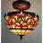 Janzen Glass Semi Flush Mount