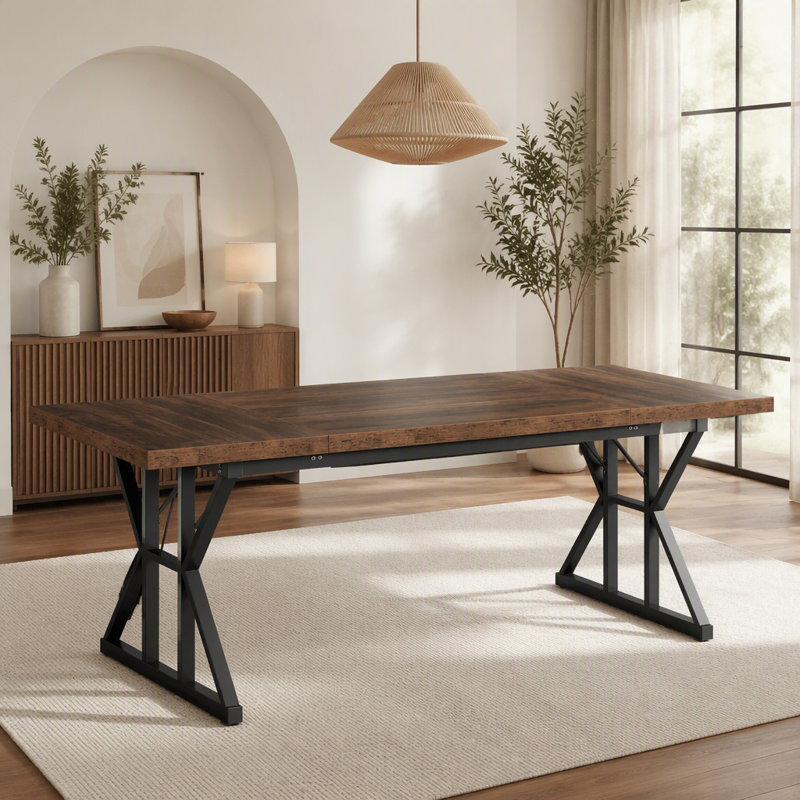 Table de salle à manger, Brun