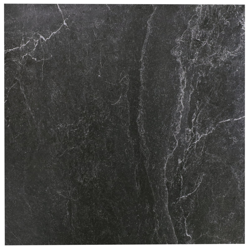 Limetech 35,43 po X 35,43 po Carreau de plancher et de mur en porcelaine matte (17,43 pieds carrés / caisse), Gris graphite