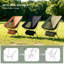 Ensemble de 2 chaises de camping pliantes et légères-134444609