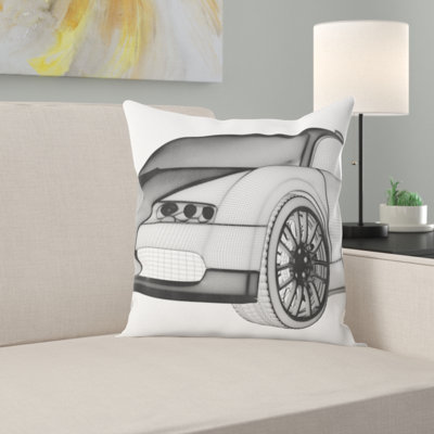Microsuede Throw Pillow