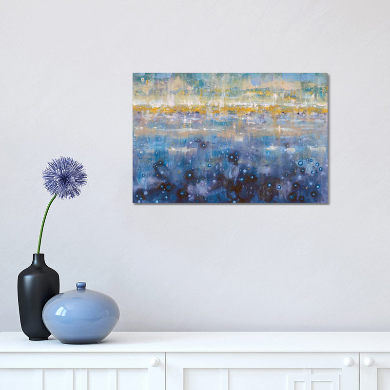 « Horizon » par Danhui nai, reproduction d’art, H 12 po x l 18 po x P 1,5 po, Toile tendue, Pas de tapis
