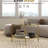2 Tempered Glass End Table, 26" Round With Storage, Gold Living Decor Area Side Frame