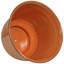 Ensemble de 2 pots à fleurs ronds pour l'extérieur en métal 14,5 po x 14,5 po x 11,25 po Ralen-84080805-84080806