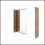 Armoire de salle de bain à miroir murale de 43,3 po avec tablettes réglables et rangement, parfaite pour une organisation de salle de bain moderne et efficace