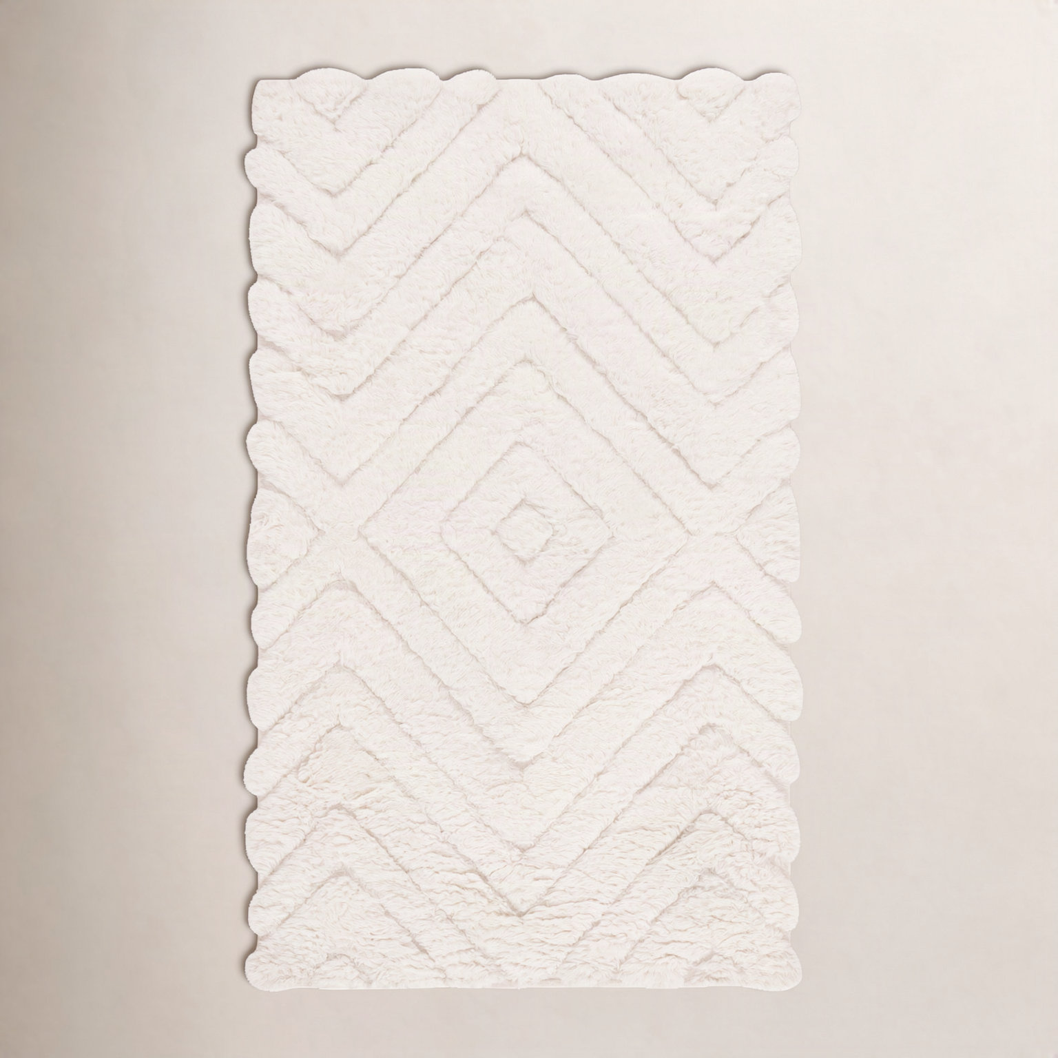 Dabria Hand-Woven Chevron Wool Rug, Rectangle 8' x 10'