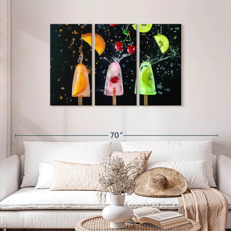 Yarlin Sweet Fruit Popsicles, 28" H x 45" W