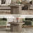 Cesiro Modern Round Coffee Table With Fluted Base-1849754012