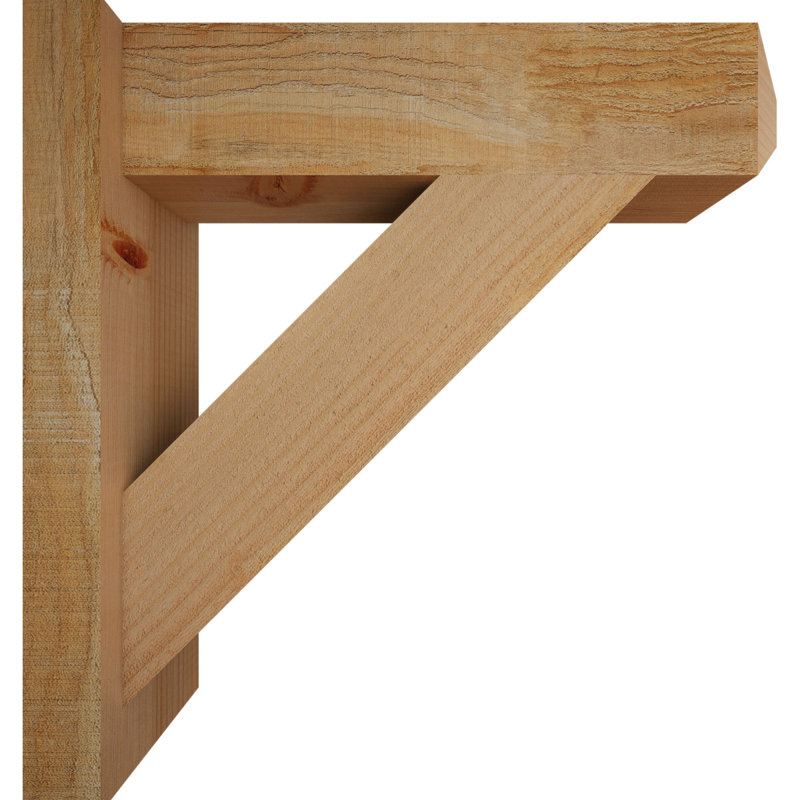 Artisan traditionnel en bois rustique, P 20 po x H 20 po, Sapin Douglas de 6 po (sciage brut)