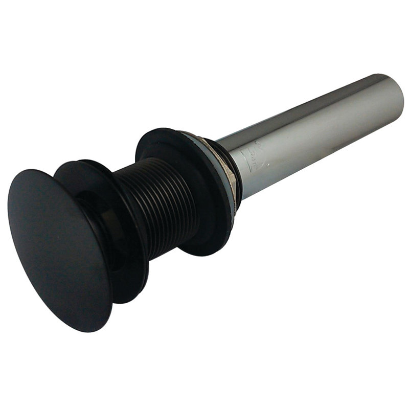 Kingston Brass Push Pop-Up Bathroom Sink Drain without Overflow, 22 Gauge, Oil Rubbed Bronze