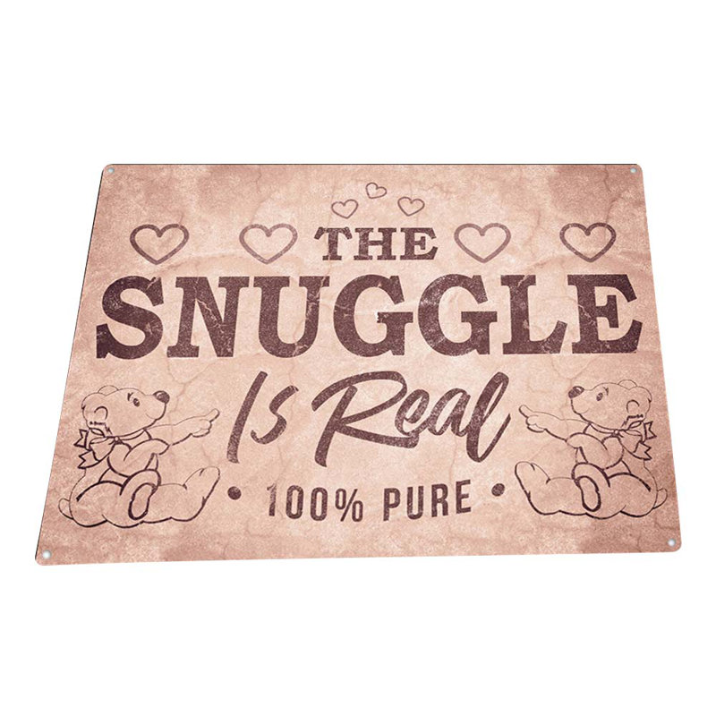 The Snuggle Is Real Sign, 8.5" H x 11.5" W x 0.04" D