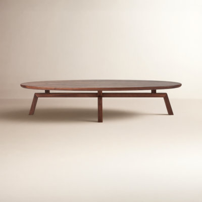 Gus* Modern Solana 59" Walnut Coffee Table