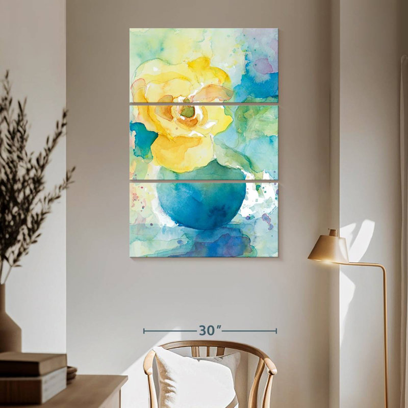 Avery, vase de fleurs I, H 65 po x l 42 po