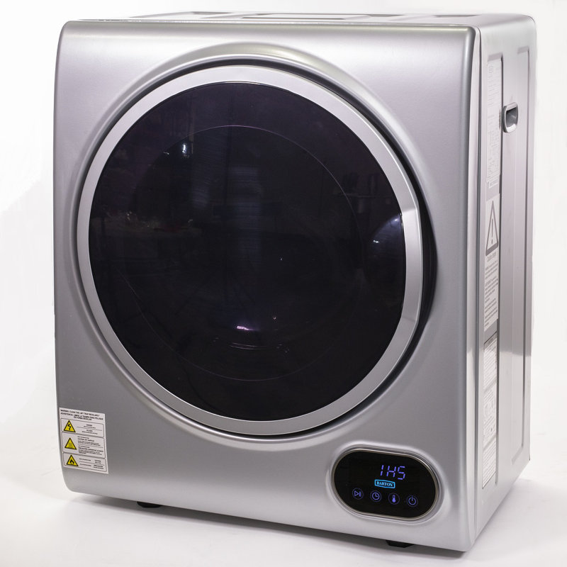 Erica Compact Portable Dryer 2.8 cu. ft.: Efficient Laundry Companion, Sliver