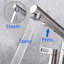 Robinet escamotable de salle de bain central