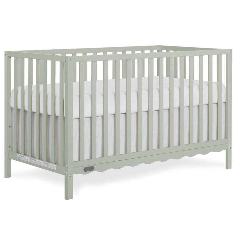 Lit de bébé convertible 5 en 1 Dream On Me Synergy Wave, Sage Green