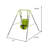 Indoor-Outdoor Baby Swing with Safety Seat
