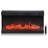 Winston Porter 3-Sided Glass 36 Inch Fireplace With 12 Colors