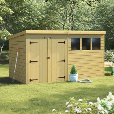 Shiplap Pent Wooden Shed
