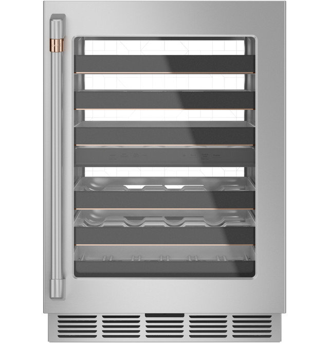 Smart Appliances 46 Bottle Dual Zone Convertible Wine and Beverage Refrigerator with WiFi, Stainless Steel
