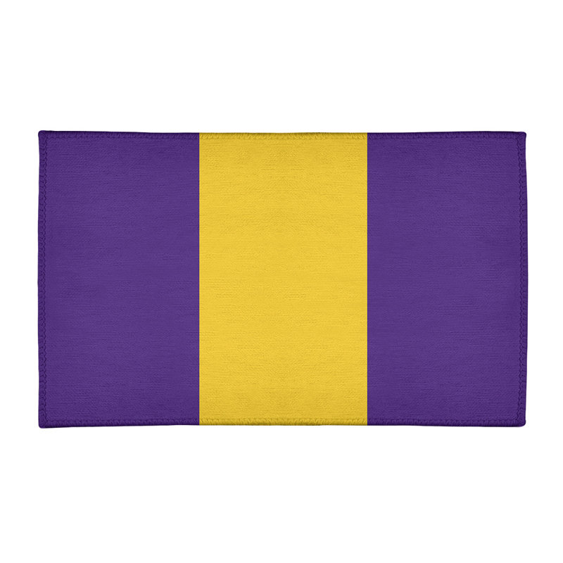 Tapis mauve/jaune, Rectangle 2 pi x 3 pi