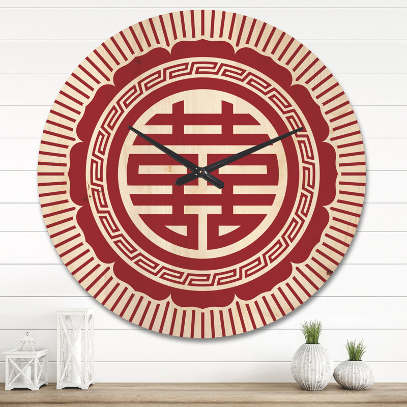 Horloge murale asiatique, Grand