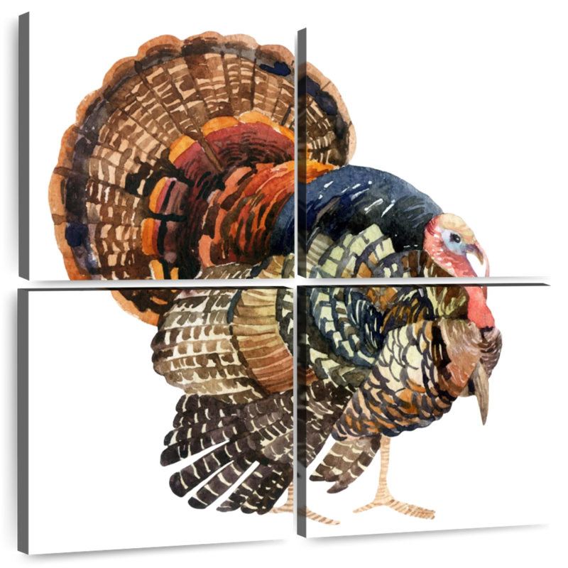 Brampt Turkey, 45" H x 45" W
