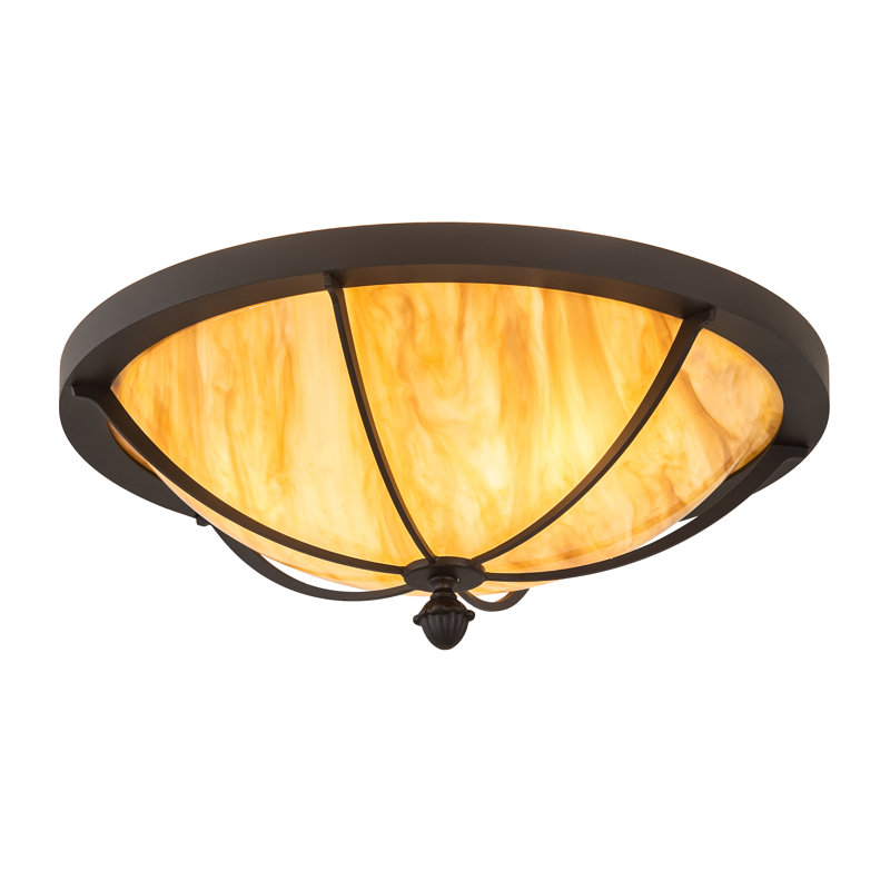 Heyer 3 - Light Flush Mount, 8" H x 20" W x 20" D