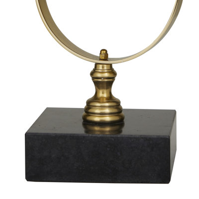 Roman Numeral Stainless Steel Mechanical Tabletop Clock