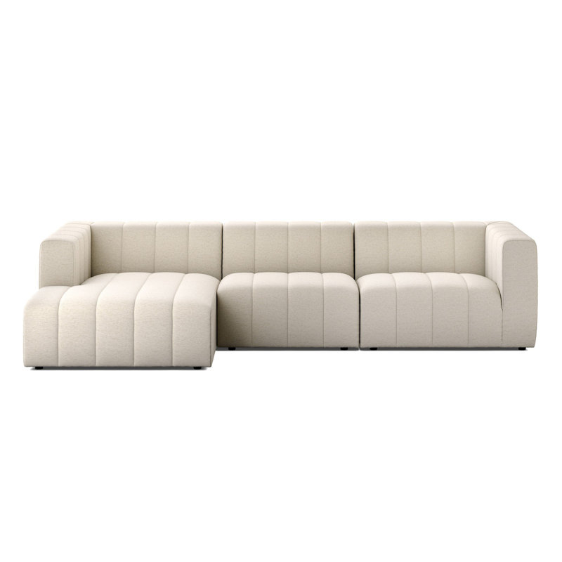 Canapé modulaire Burdon 3 pièces Burdon, 28.5" H x 125.5" W x 68" D, Left Hand Facing
