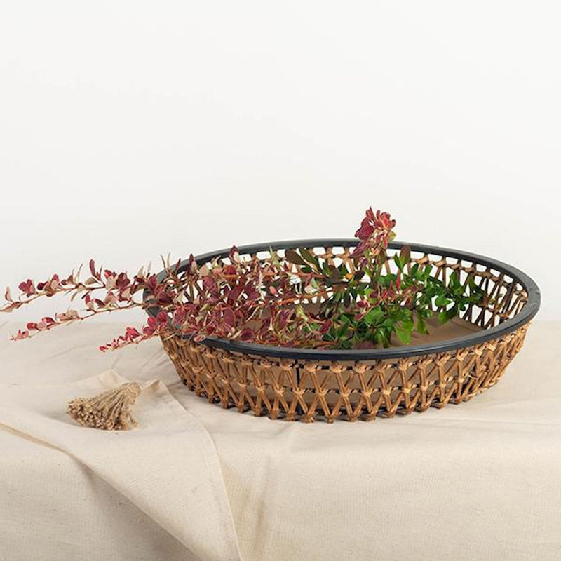 Tumecia Wicker Tray