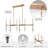 Parvesh 12 - Light Dimmable Modern Linear Chandelier