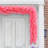 Artificial Pink Round Valley Pine Garland