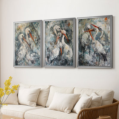 NAUTICAL Series CCXLIV - Toile tendue avec châssis sur mesure - 3 pièces