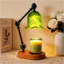 Lampe chauffe-bougie, chauffe-cire à intensité variable et hauteur réglable (vert, fleur)-465779756