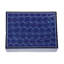 Boîte sculptée Soapstone, eau-forte tribale bleue